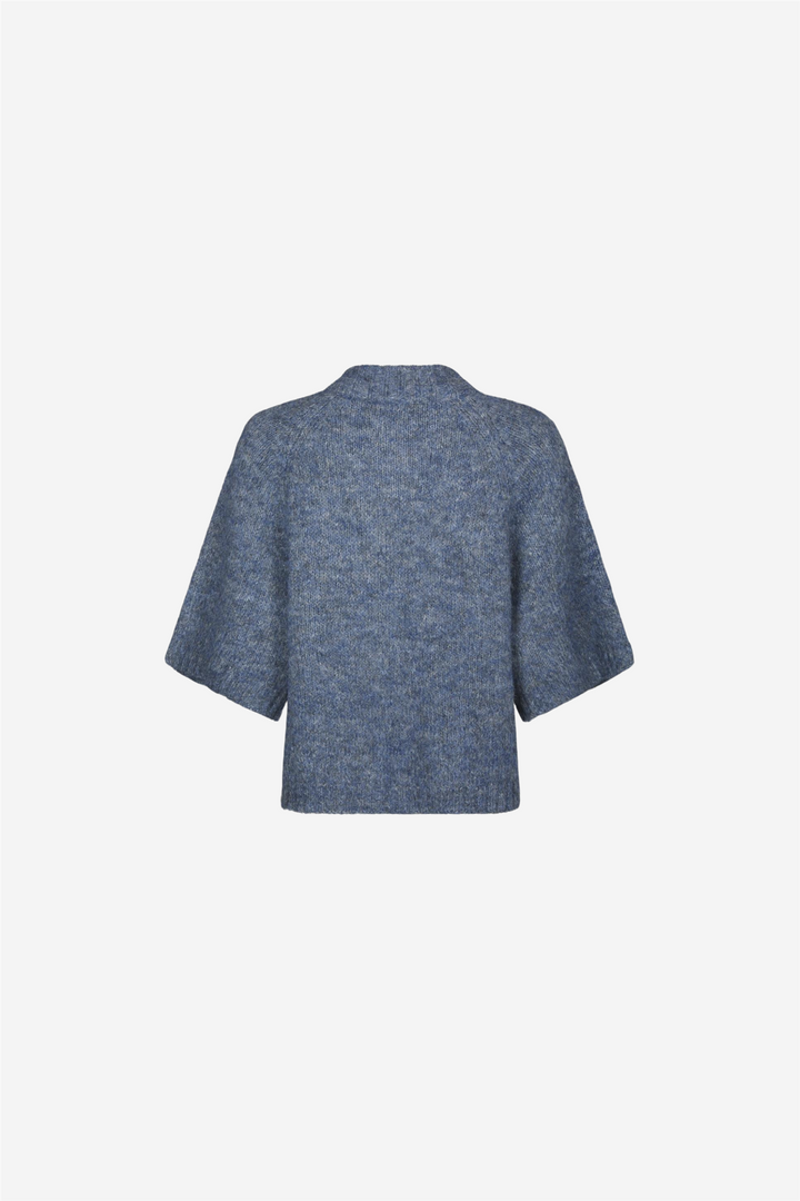 Benuta Fluffy Knit Cardigan Smoke Blue