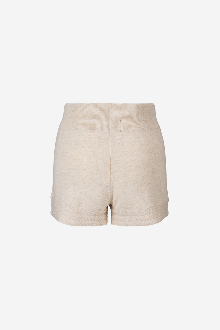 Mira Wool Shorts Gravelstone