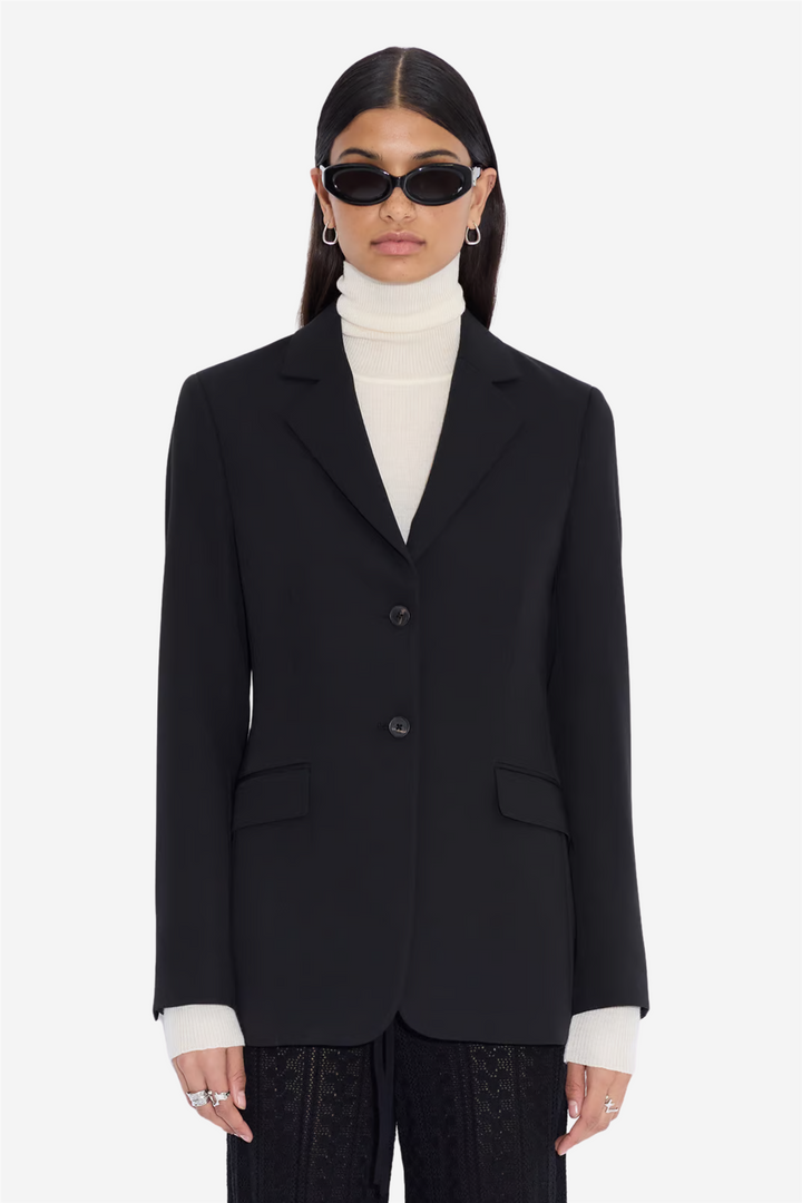 W Regular Suit Jacket Black