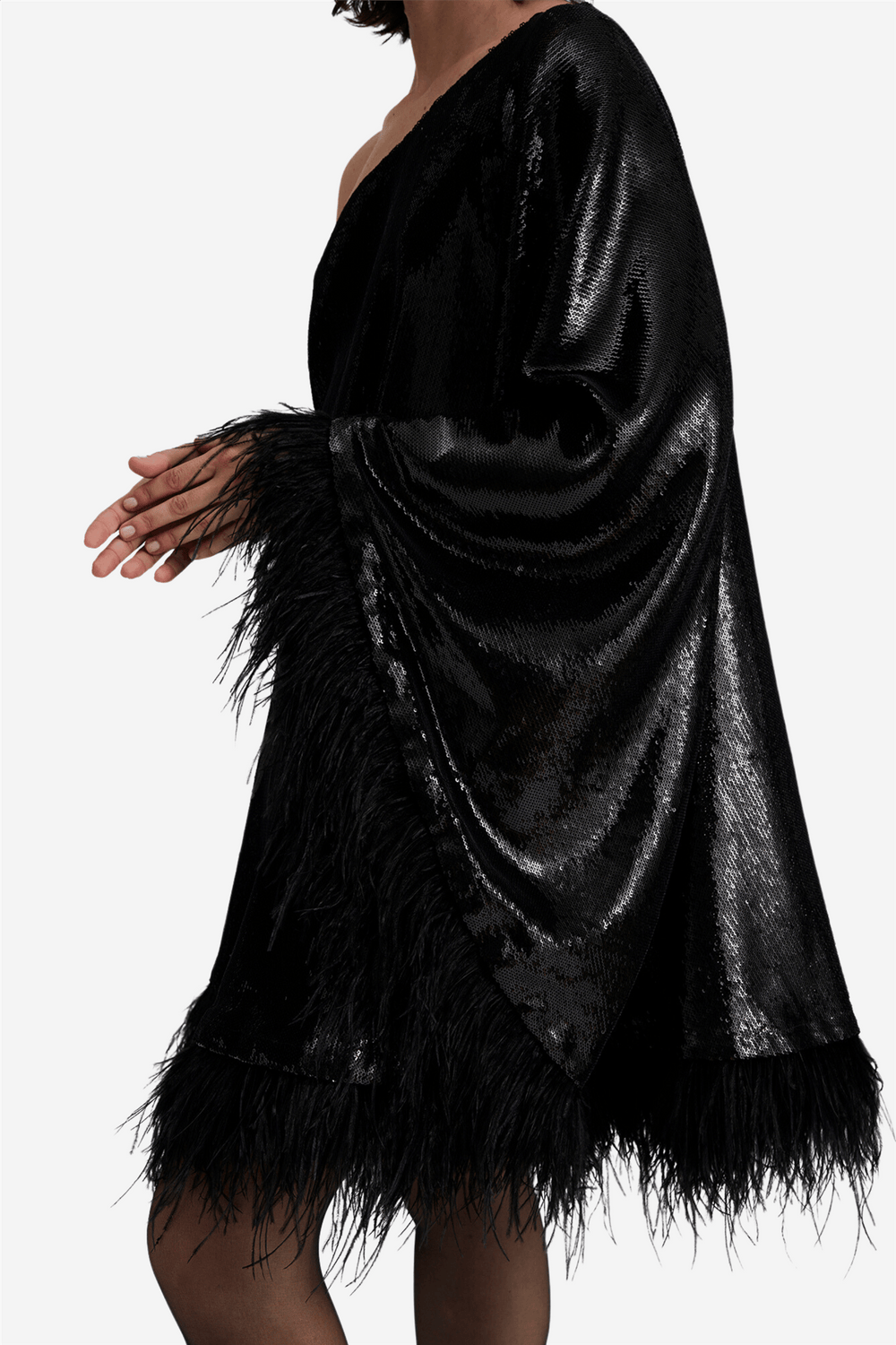 By Malina Kjoler & jumpsuits Andrea One-Shoulder Mini Dress