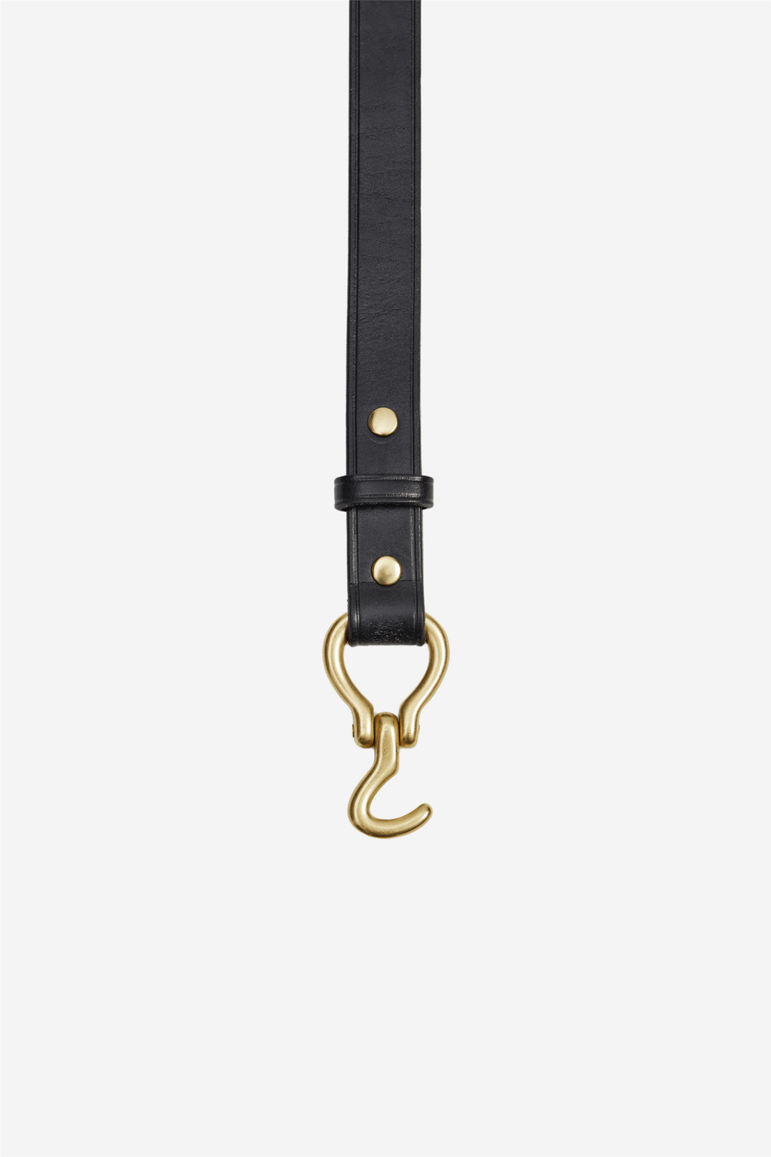 By Malina Tilbehør Oriana Leather Belt Black