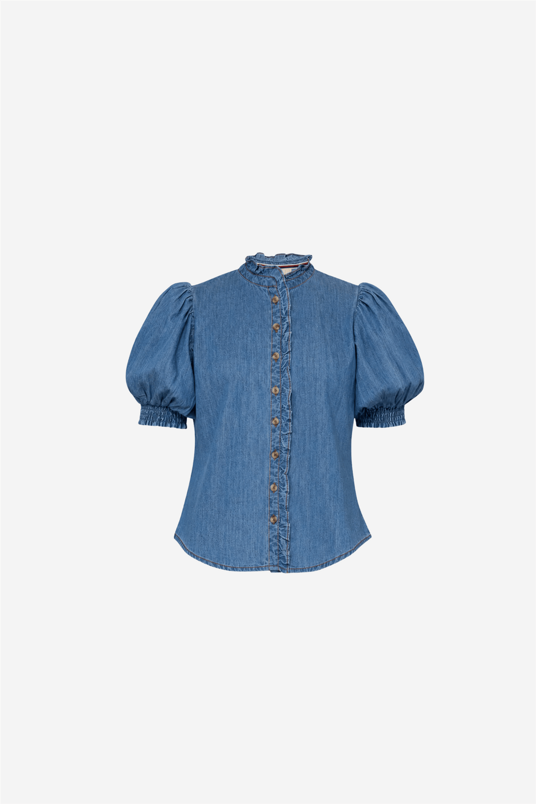 by TiMo Bluser & Skjorter Denim Blouse Dark Blue