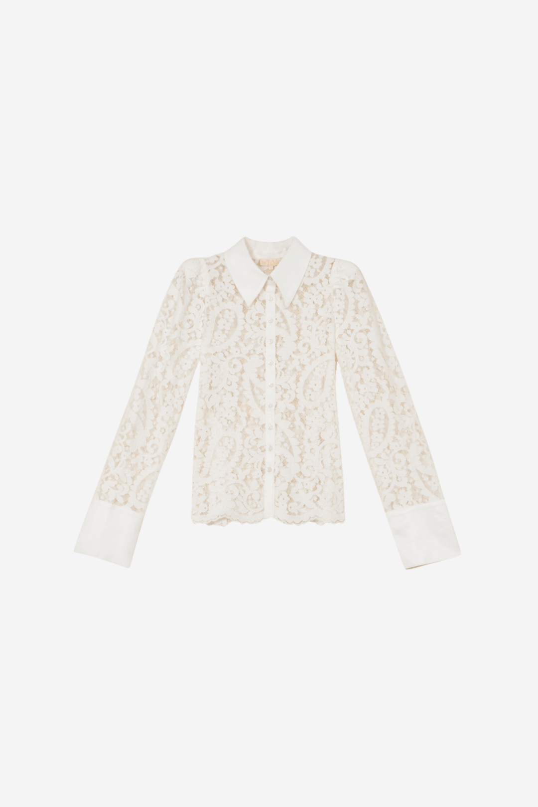 by TiMo Bluser & Skjorter Lace Shirt Off White