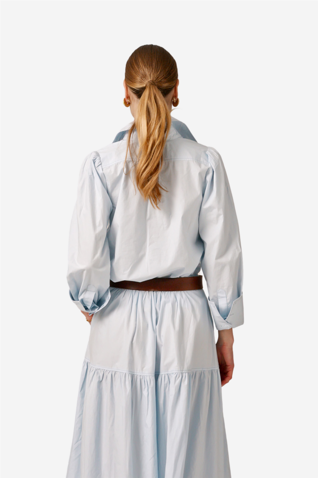 by TiMo Bluser & Skjorter Poplin Shirt Light Blue