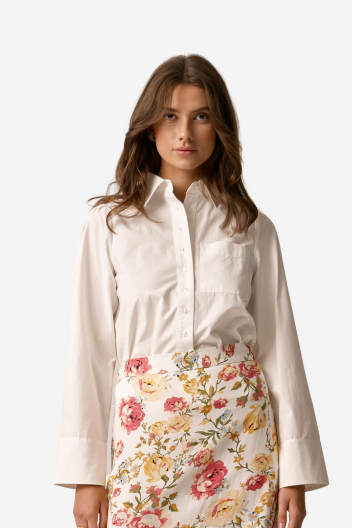by TiMo Bluser & Skjorter Poplin Shirt White