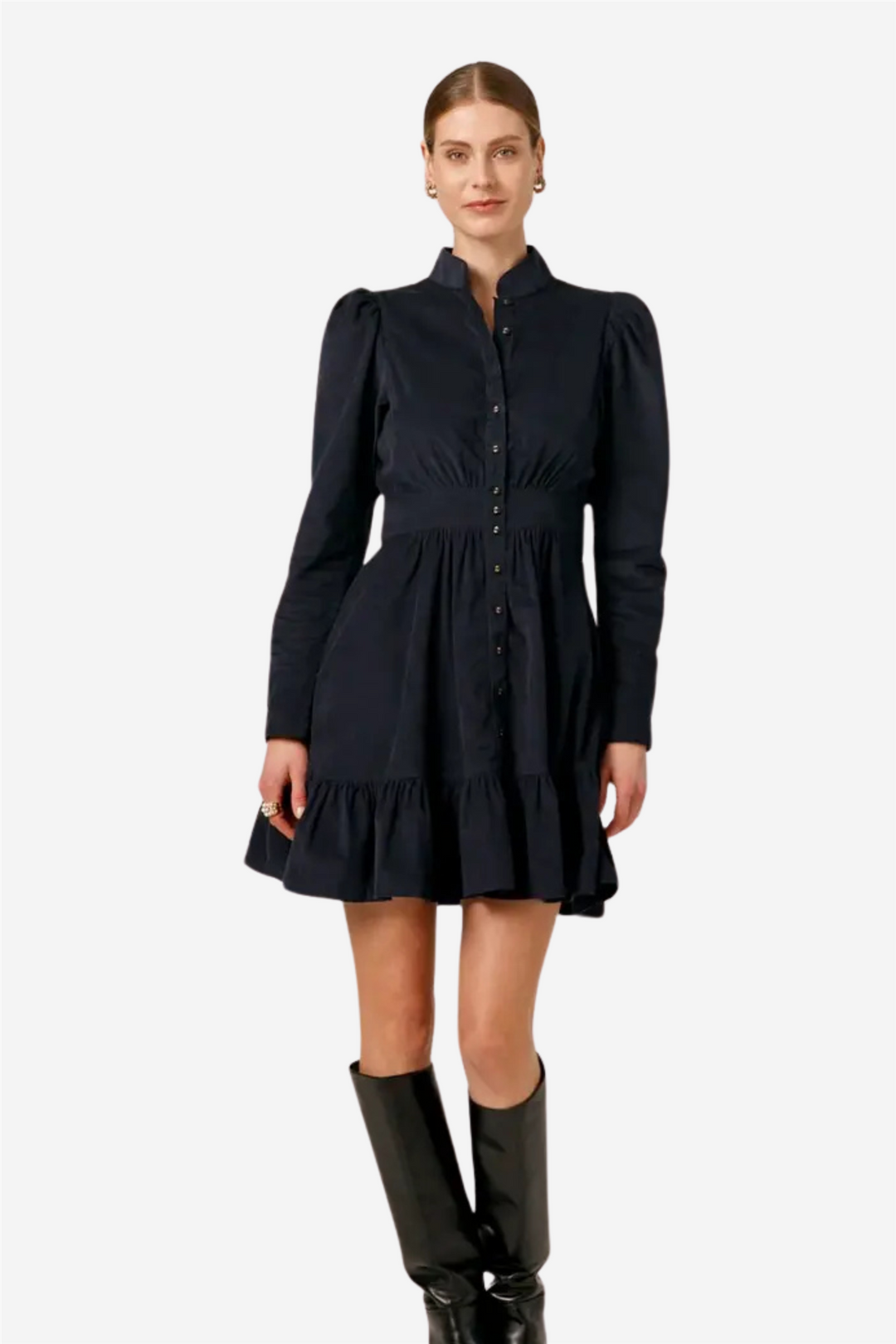 by TiMo Kjoler & jumpsuits Baby Cord Mini Dress Black