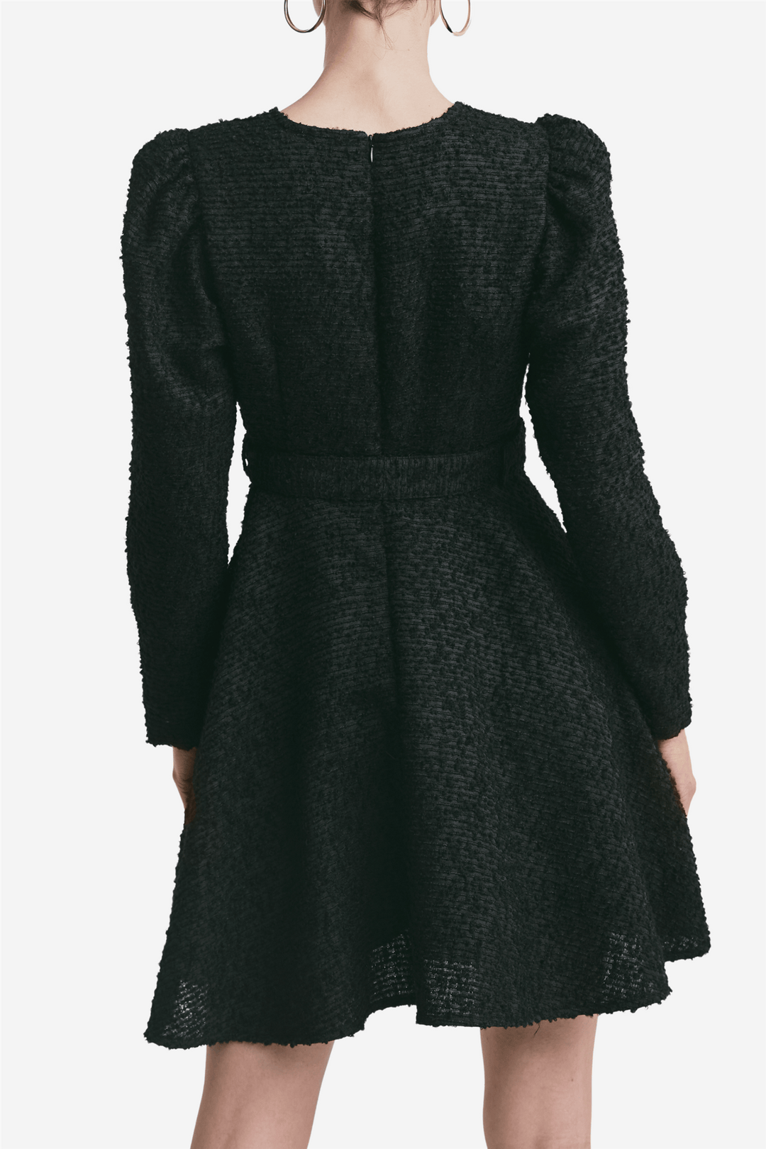 by TiMo Kjoler & jumpsuits Boucle Belt Dress Black