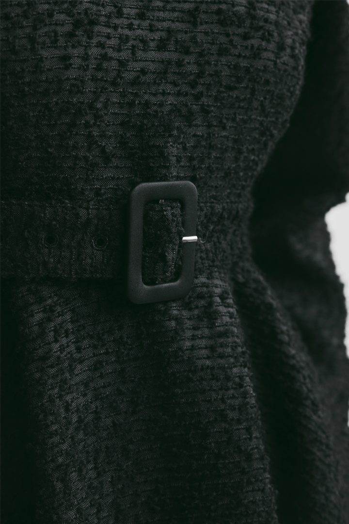 by TiMo Kjoler & jumpsuits Boucle Belt Dress Black