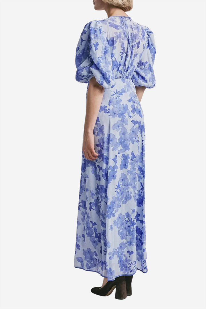 by TiMo Kjoler & jumpsuits Chiffon Maxi Dress Skye Blue