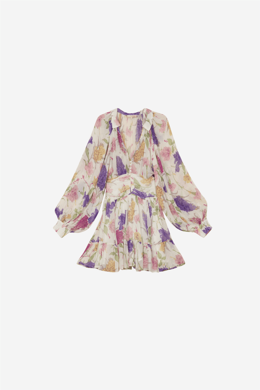 by TiMo Kjoler & jumpsuits Chiffon Mini Dress Flower Garden