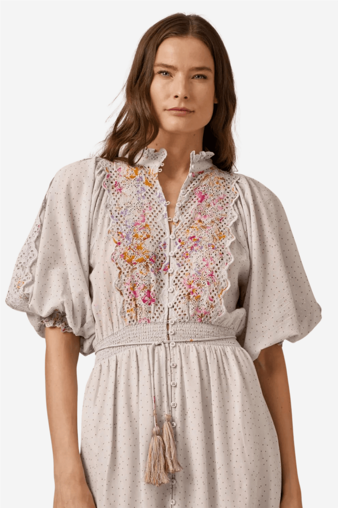 by TiMo Kjoler & jumpsuits Cotton Slub Midi Dress Flower Market