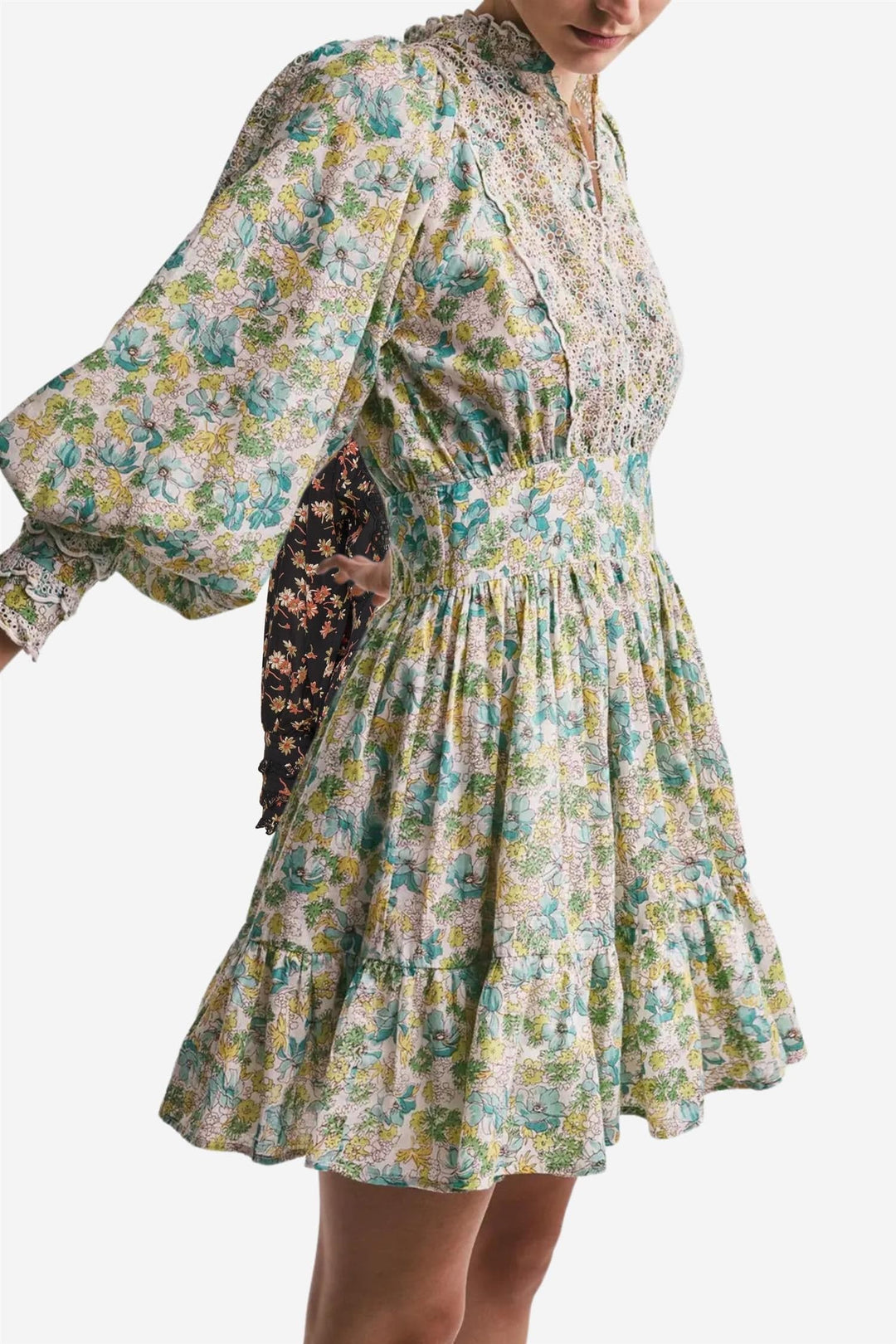 by TiMo Kjoler & jumpsuits Cotton Slub Mini Dress Anemone Fields