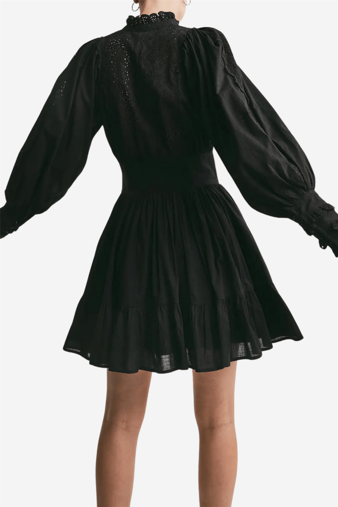 by TiMo Kjoler & jumpsuits Cotton Slub Mini Dress Black