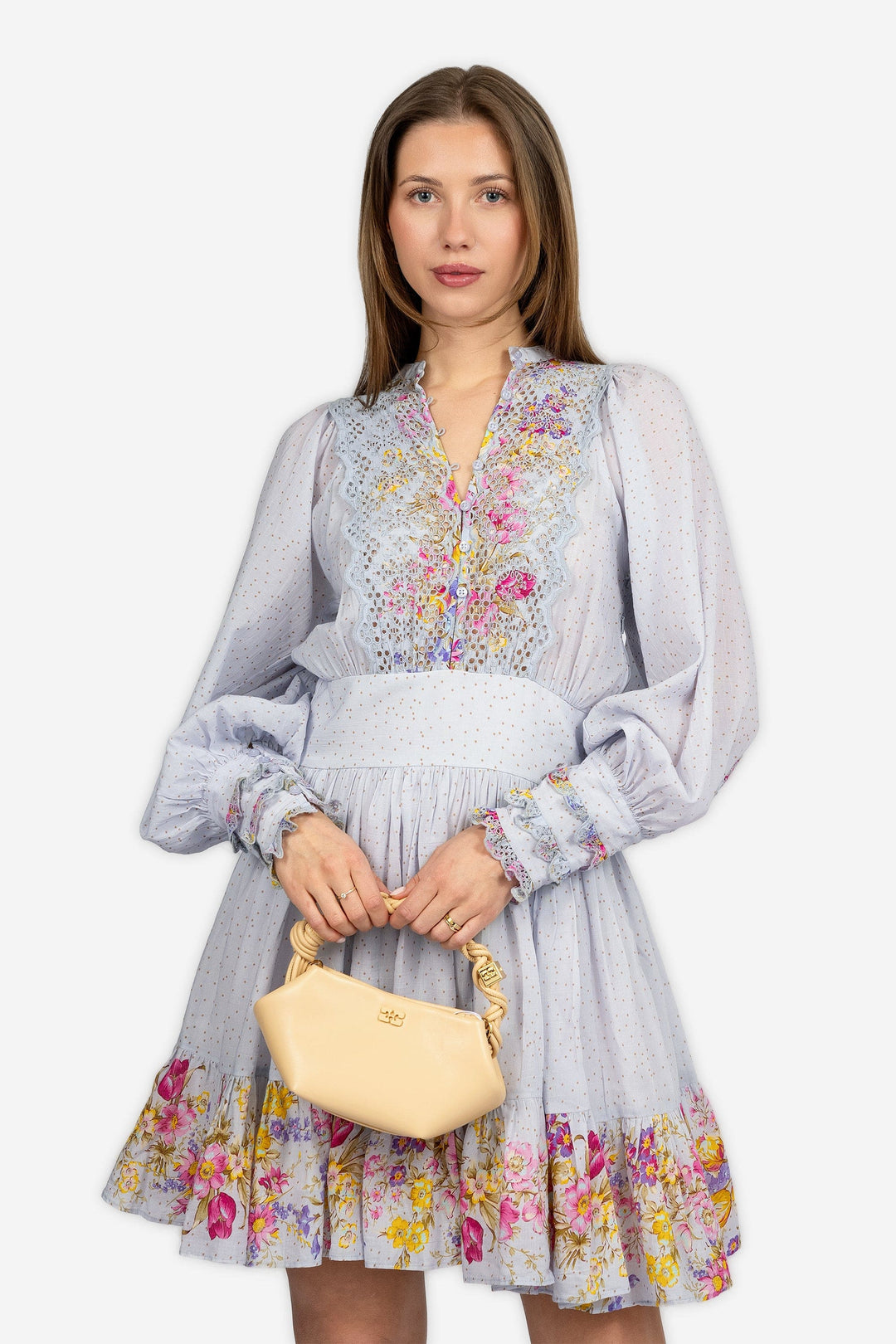 by TiMo Kjoler & jumpsuits Cotton Slub Mini Dress Flower Market