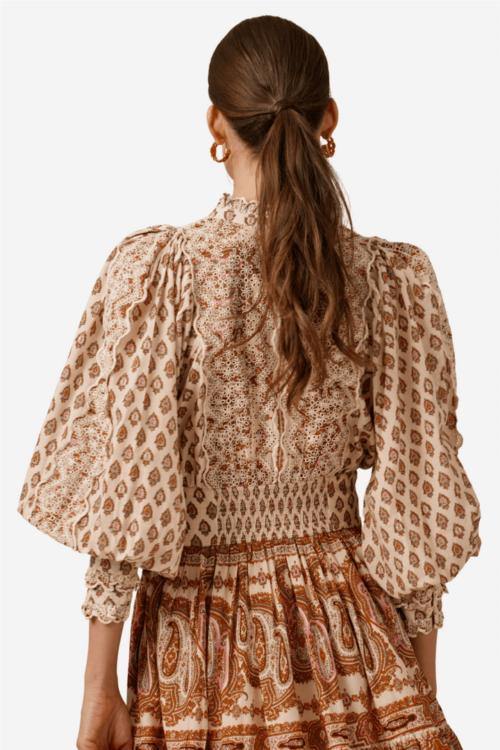 by TiMo Kjoler & jumpsuits Cotton Slub Mini Dress Paisley