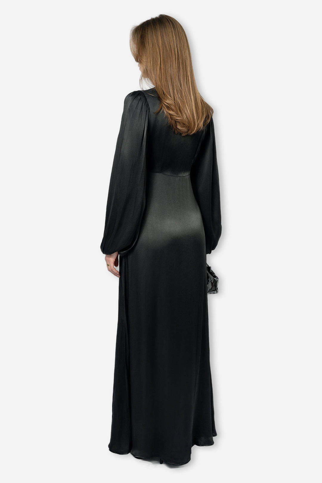 by TiMo Kjoler & jumpsuits Crépe Satin Maxi Dress Black