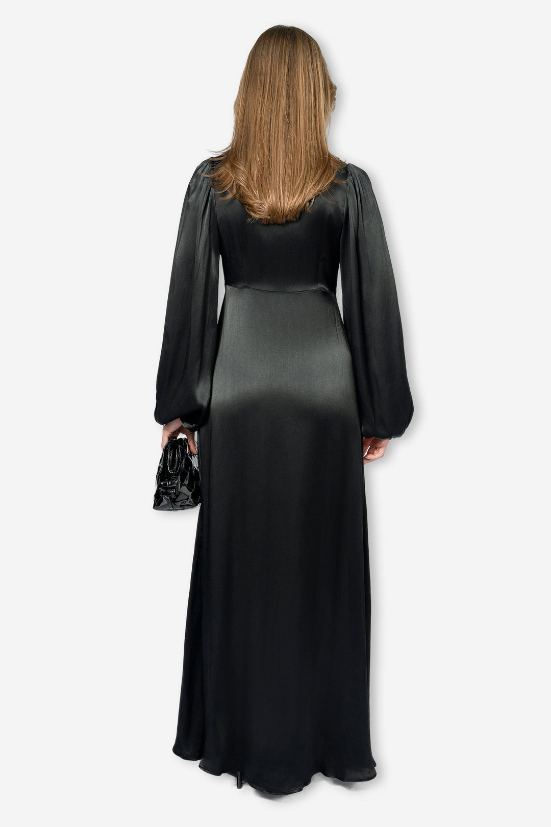 by TiMo Kjoler & jumpsuits Crépe Satin Maxi Dress Black