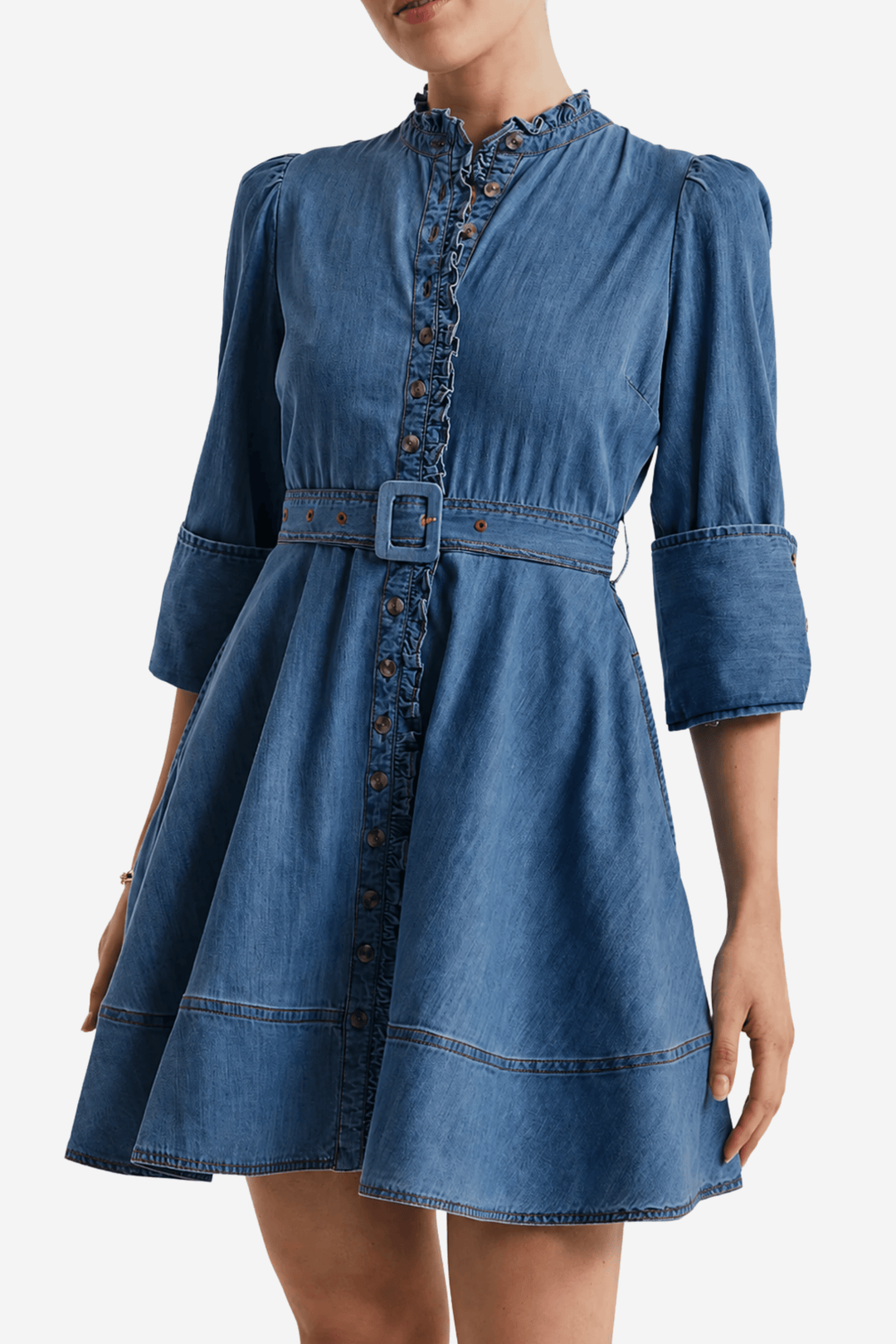by TiMo Kjoler & jumpsuits Denim Mini Dress Dark Blue