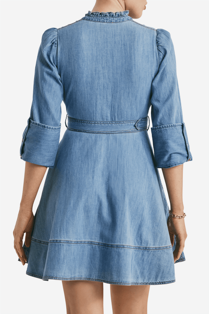 by TiMo Kjoler &amp; jumpsuits Denim Mini Dress Light Blue