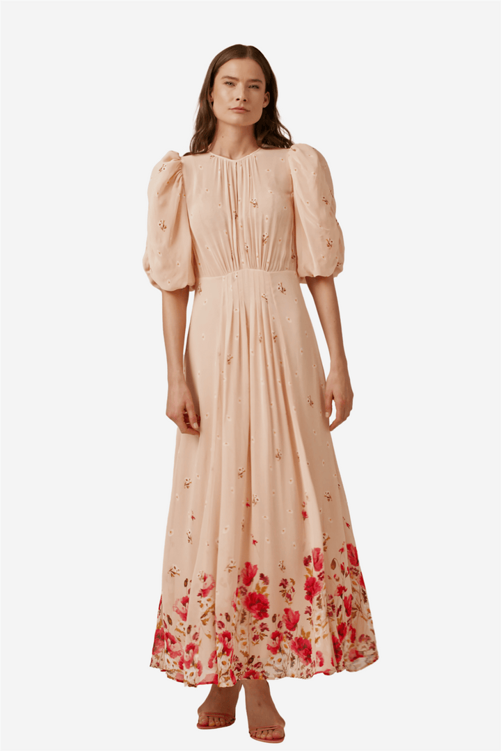 by TiMo Kjoler & jumpsuits Georgette Tieband Gown Wild Flowers