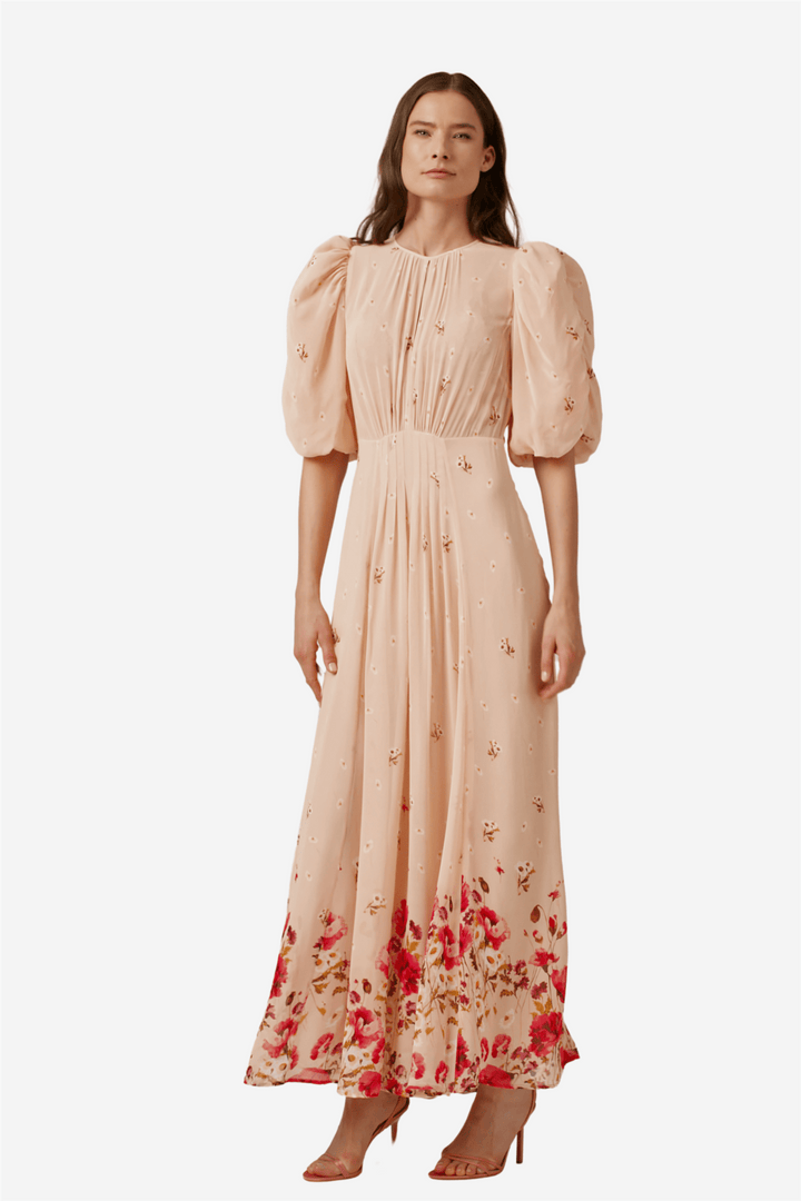 by TiMo Kjoler & jumpsuits Georgette Tieband Gown Wild Flowers