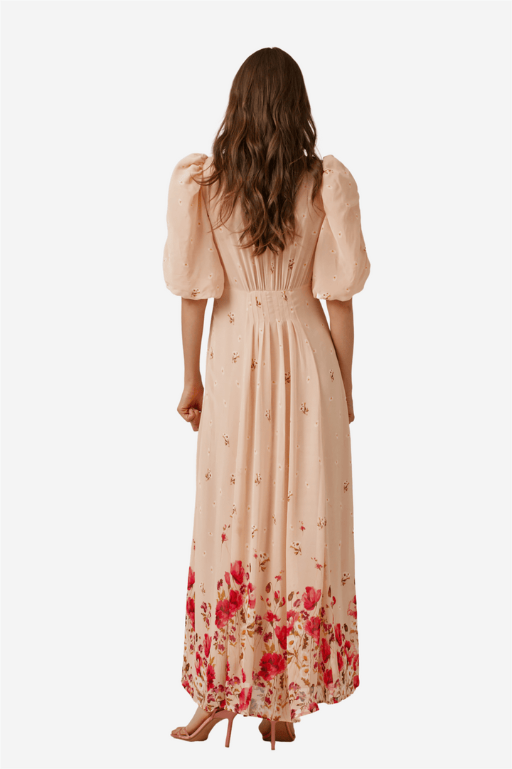 by TiMo Kjoler & jumpsuits Georgette Tieband Gown Wild Flowers