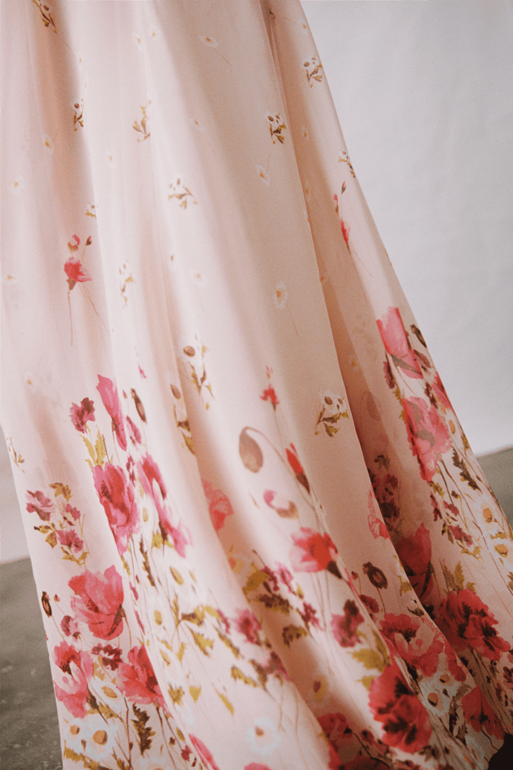 by TiMo Kjoler & jumpsuits Georgette Tieband Gown Wild Flowers