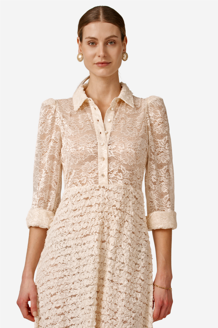 by TiMo Kjoler & jumpsuits Lace Gown Vintage White
