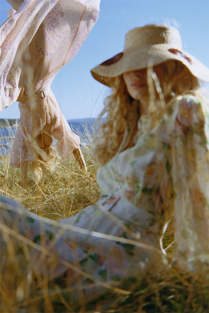 by TiMo Kjoler & jumpsuits Organza Belt Dress Watercolour Dreams