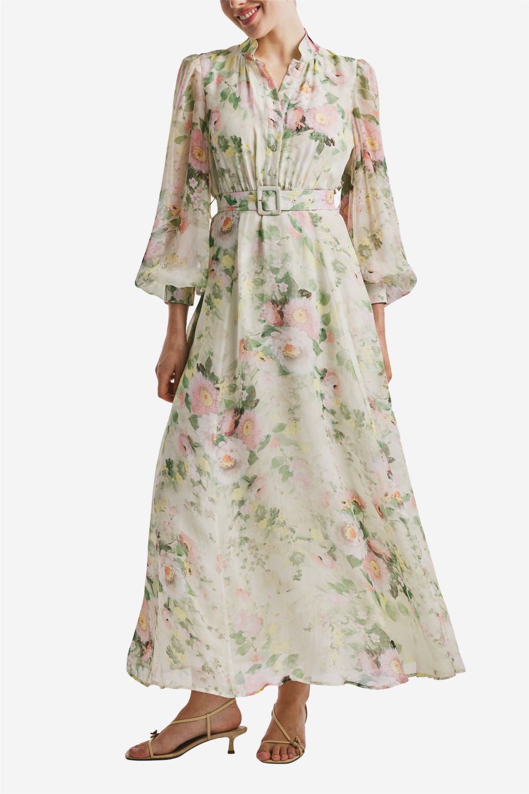 by TiMo Kjoler & jumpsuits Organza Belt Dress Watercolour Dreams