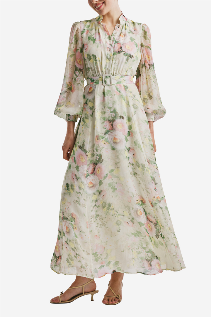 by TiMo Kjoler & jumpsuits Organza Belt Dress Watercolour Dreams