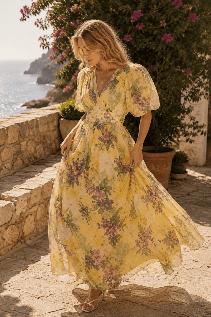 by TiMo Kjoler &amp; jumpsuits Organza Gown Sunflower