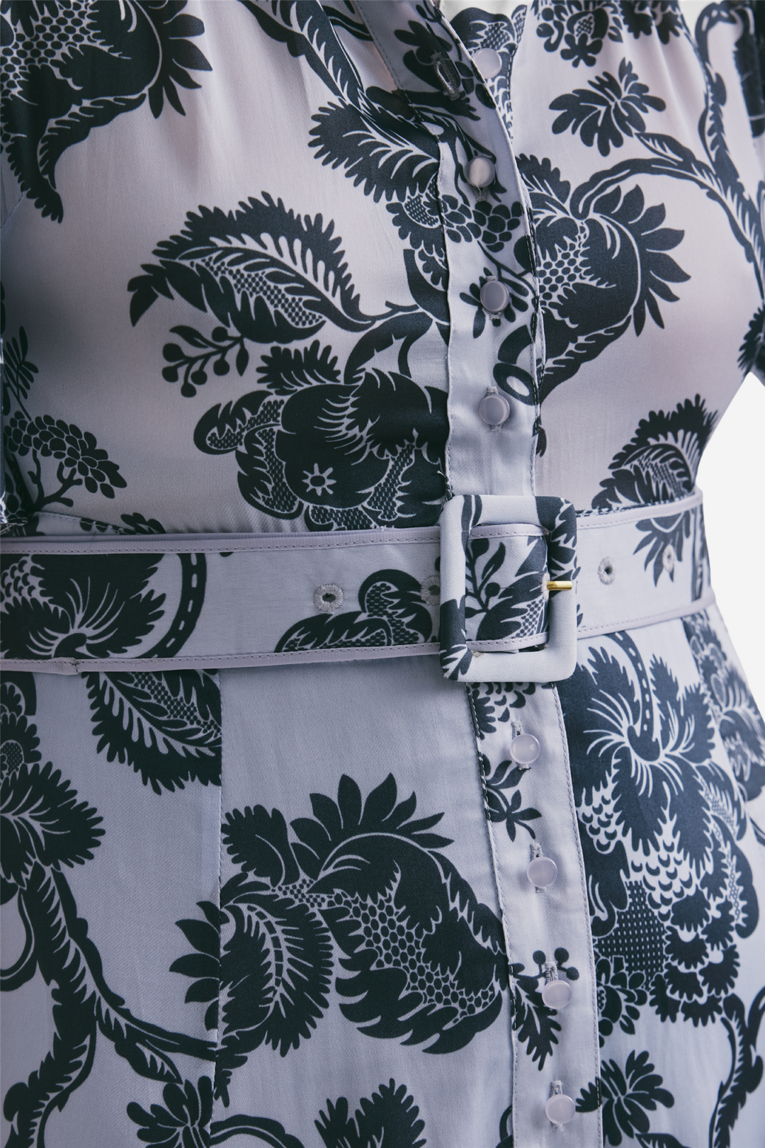 by TiMo Kjoler & jumpsuits Organza Midi Dress Blue Bouquet