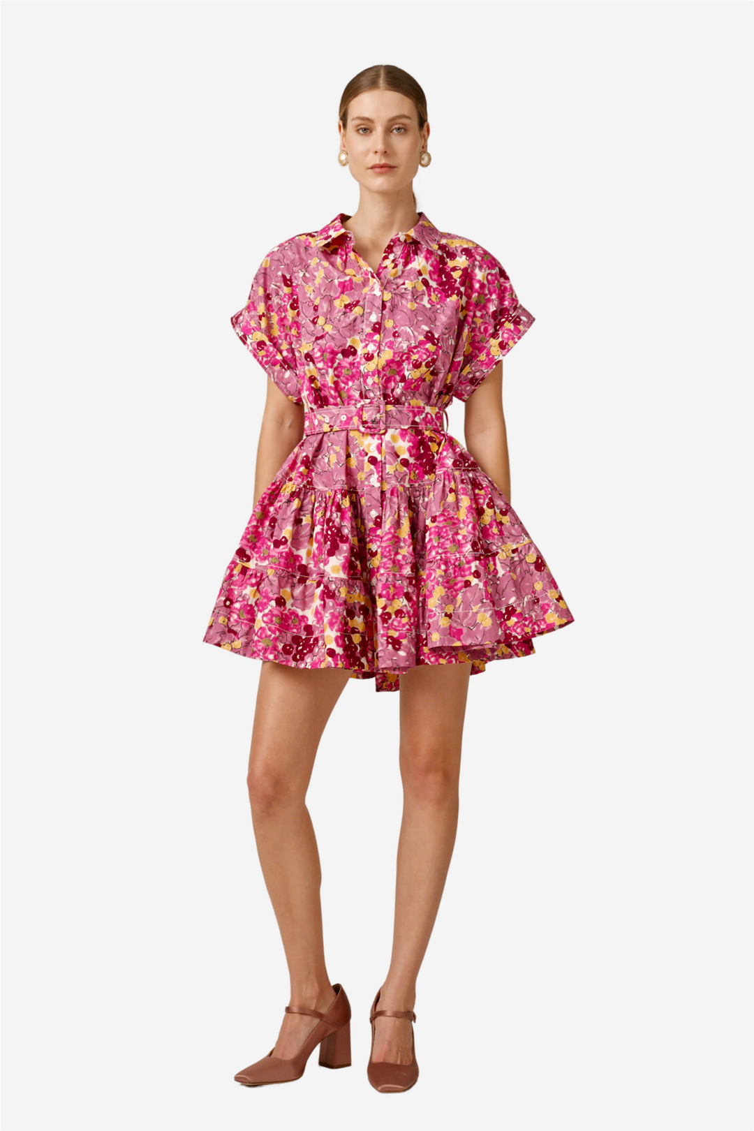 by TiMo Kjoler & jumpsuits Poplin Belt Dress Bright Field