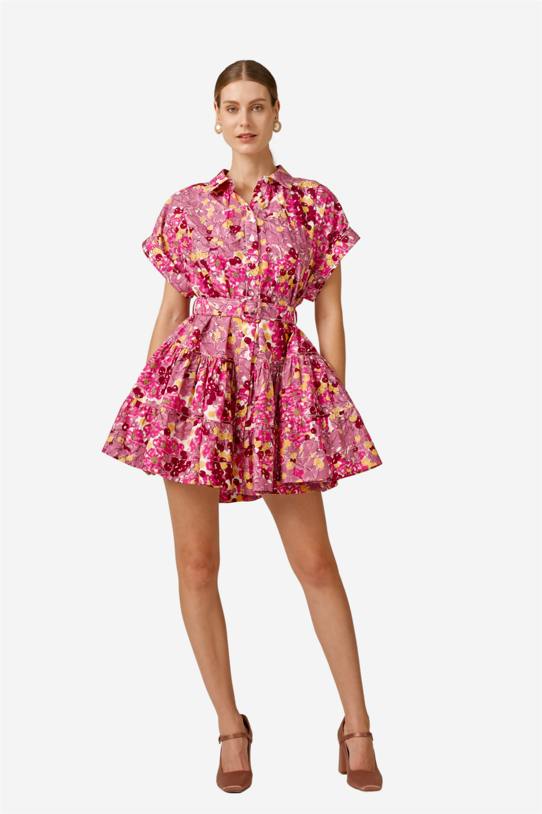 by TiMo Kjoler & jumpsuits Poplin Belt Dress Bright Field