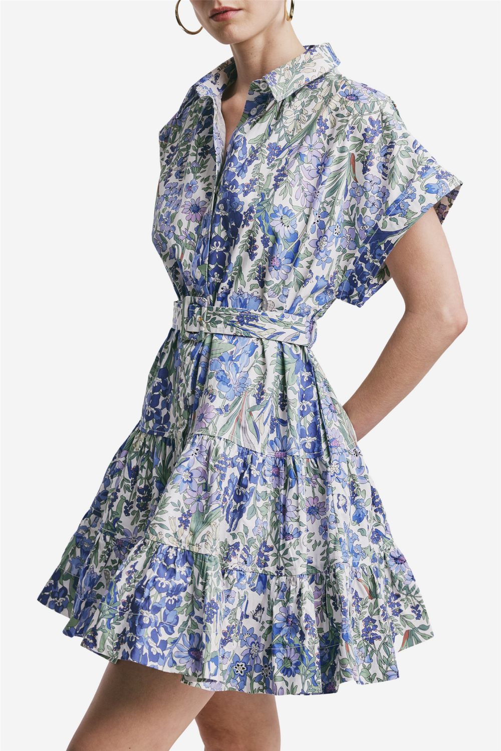 by TiMo Kjoler & jumpsuits Poplin Belt Dress Delightful garden