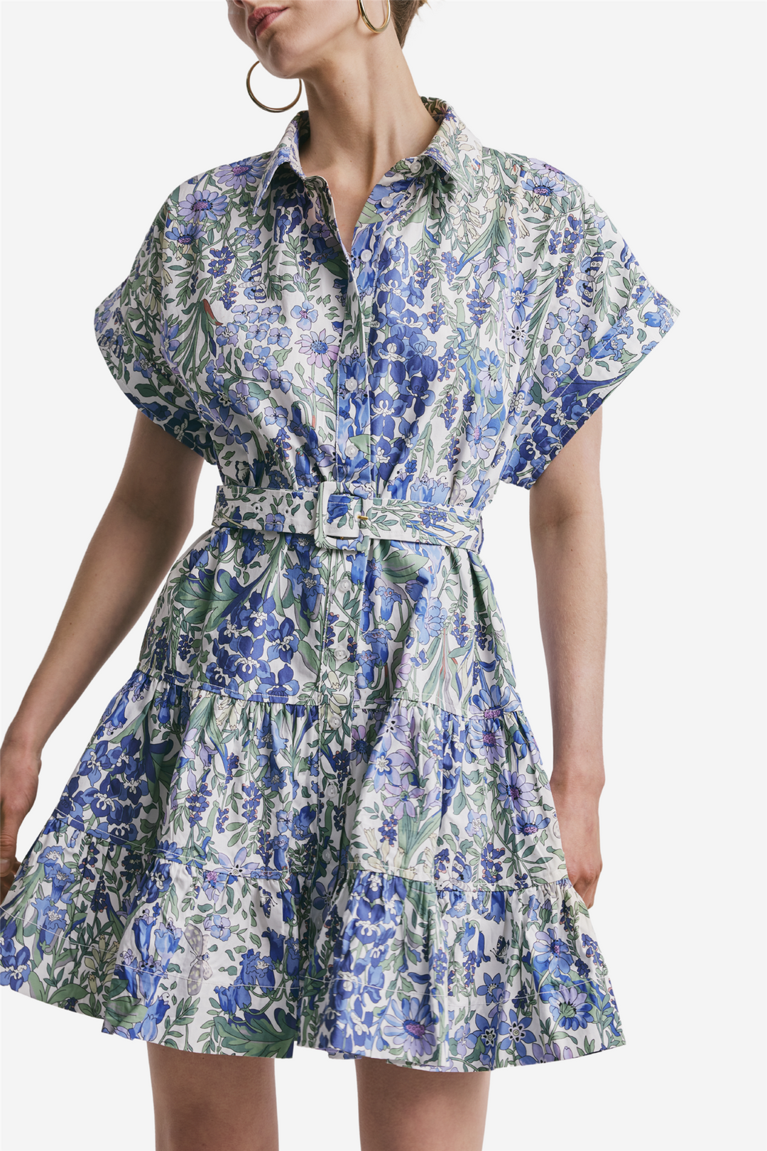 by TiMo Kjoler & jumpsuits Poplin Belt Dress Delightful garden
