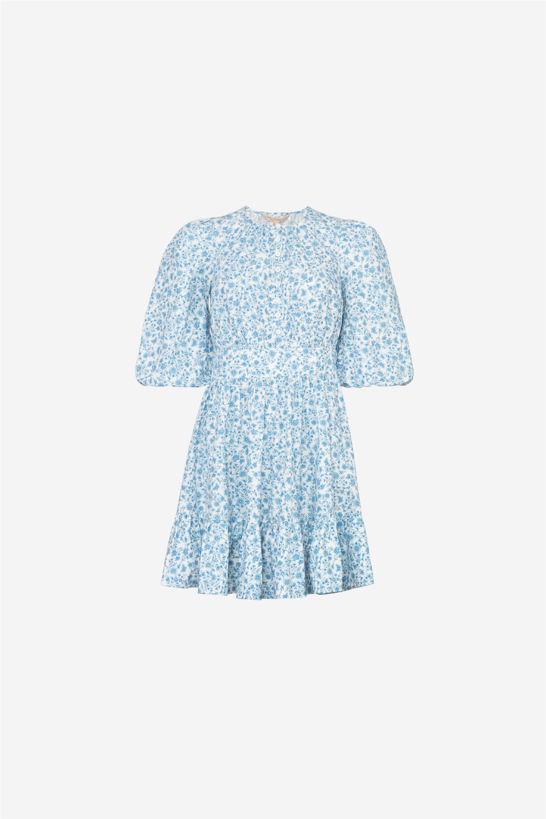 by TiMo Kjoler & jumpsuits Poplin Mini Dress Azure Meadow
