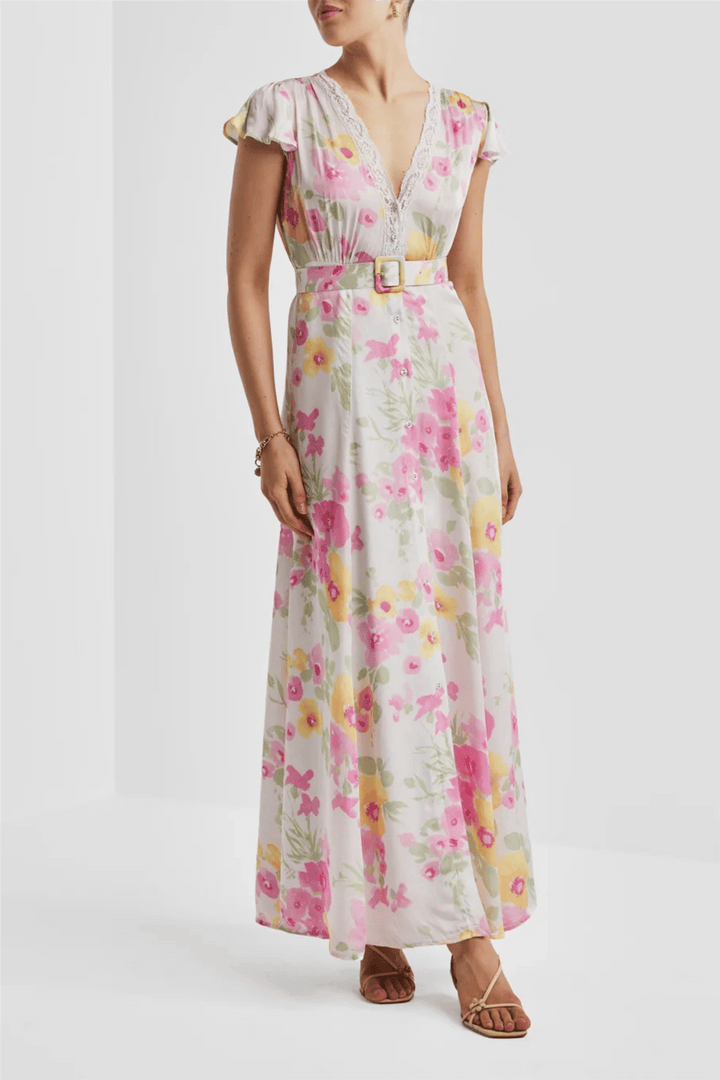 by TiMo Kjoler &amp; jumpsuits Satin Gown Bright Field