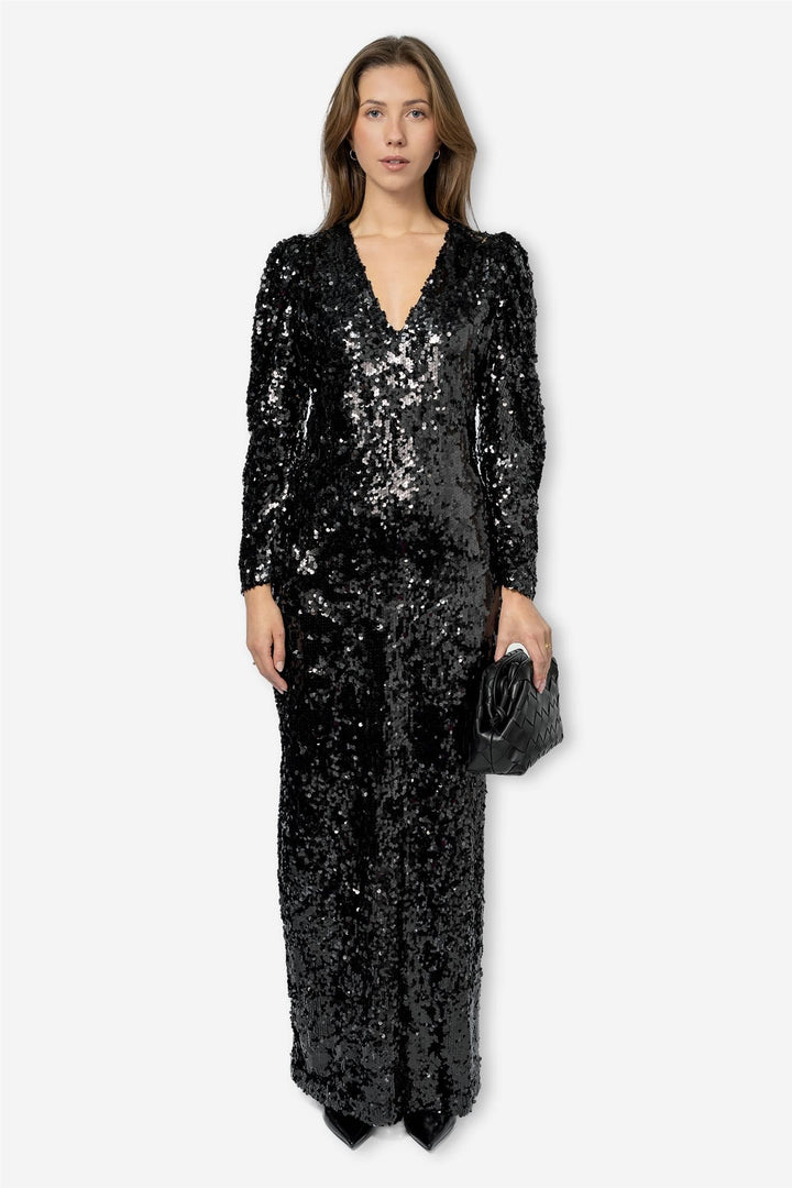 by TiMo Kjoler & jumpsuits Sequins Maxi Dress Black