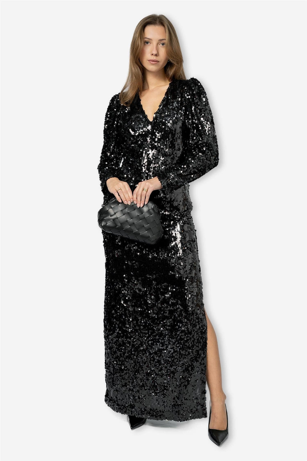 by TiMo Kjoler & jumpsuits Sequins Maxi Dress Black