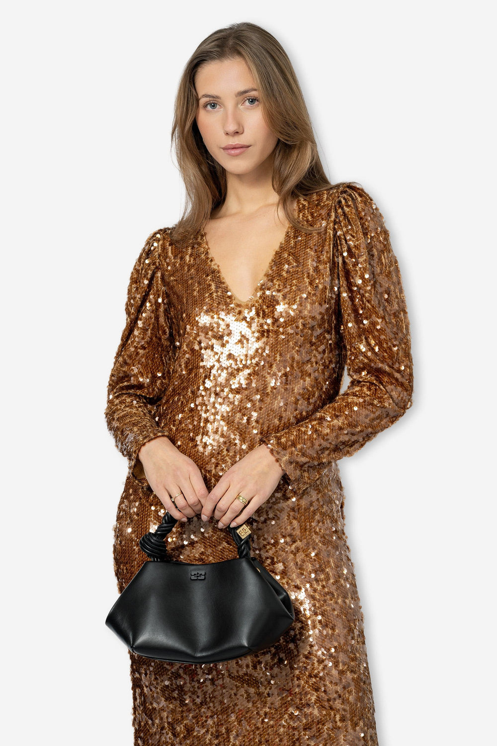 by TiMo Kjoler & jumpsuits Sequins Maxi Dress Golden