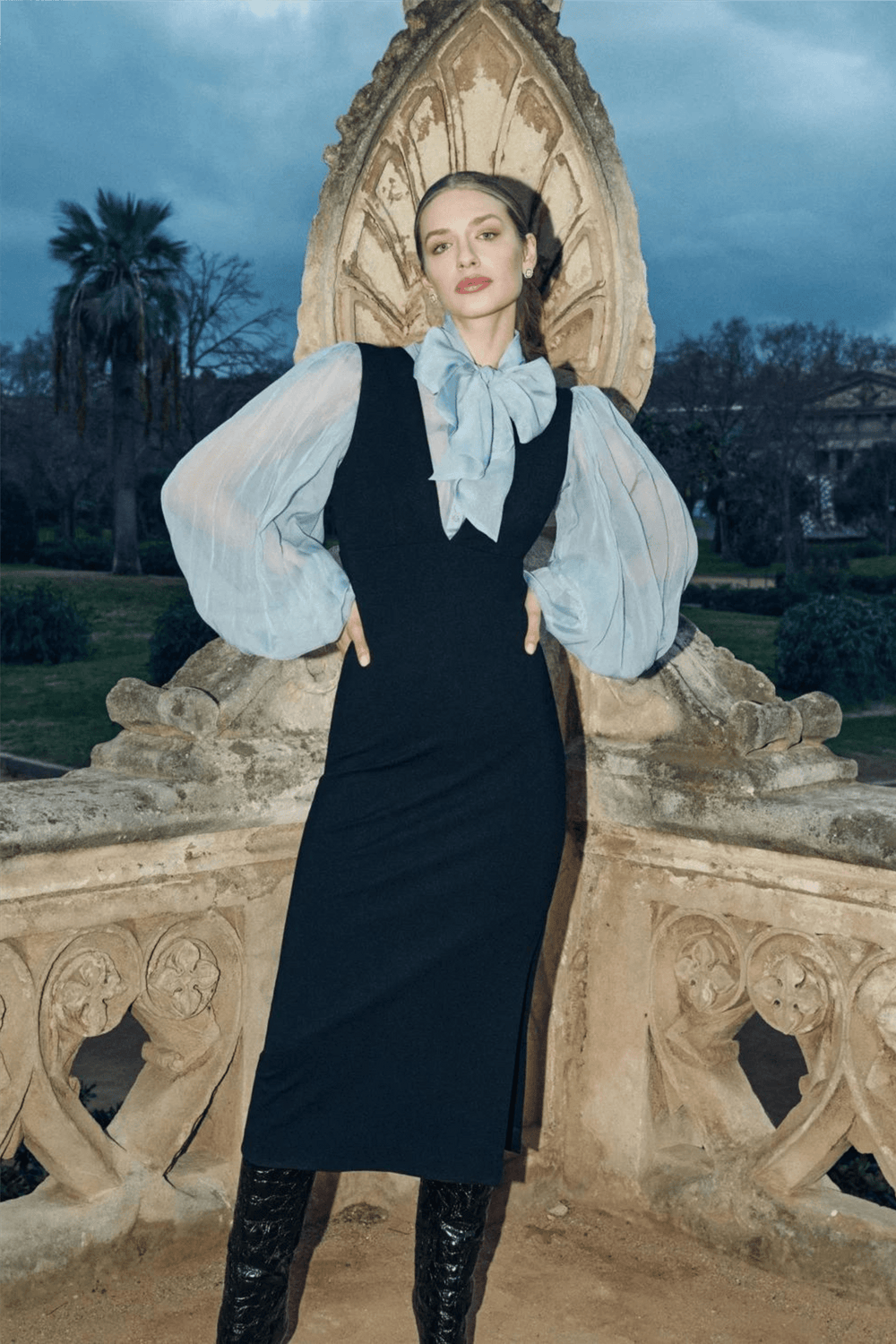 by TiMo Kjoler & jumpsuits XXS Punto Midi Dress Black