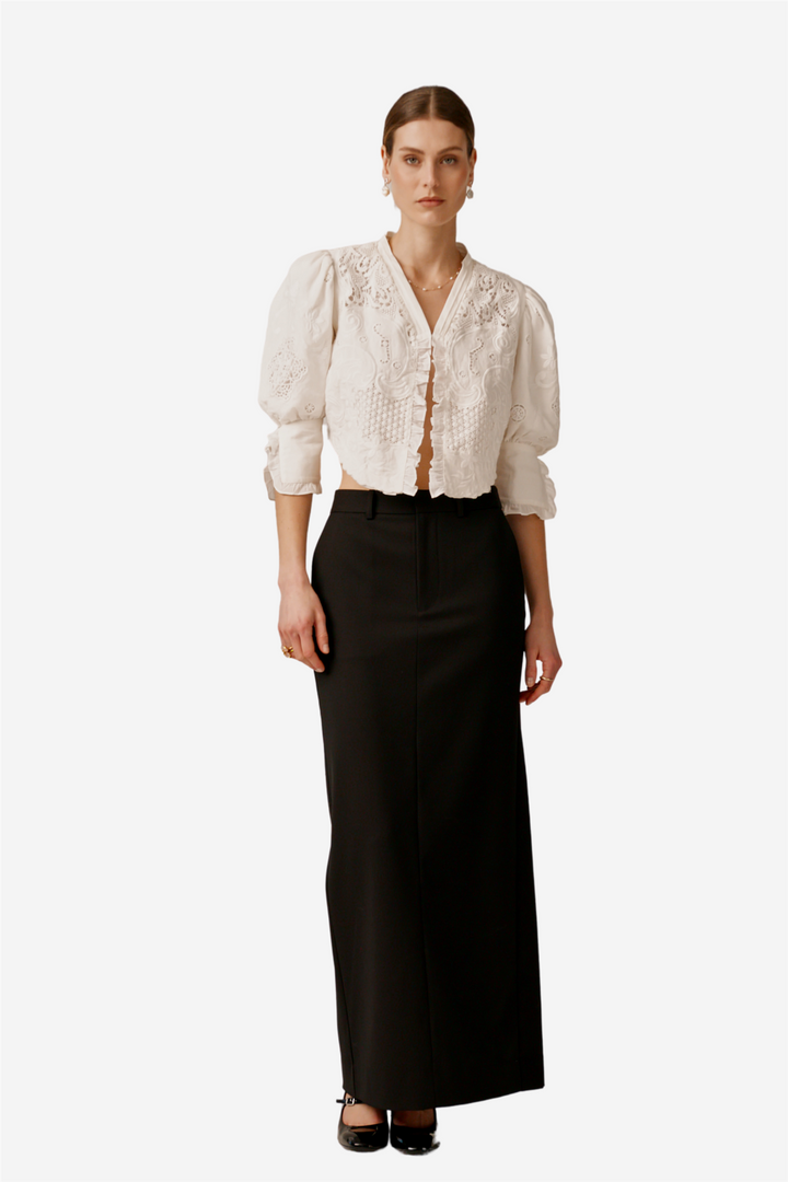 by TiMo Skjørt Classique Maxi Skirt Black