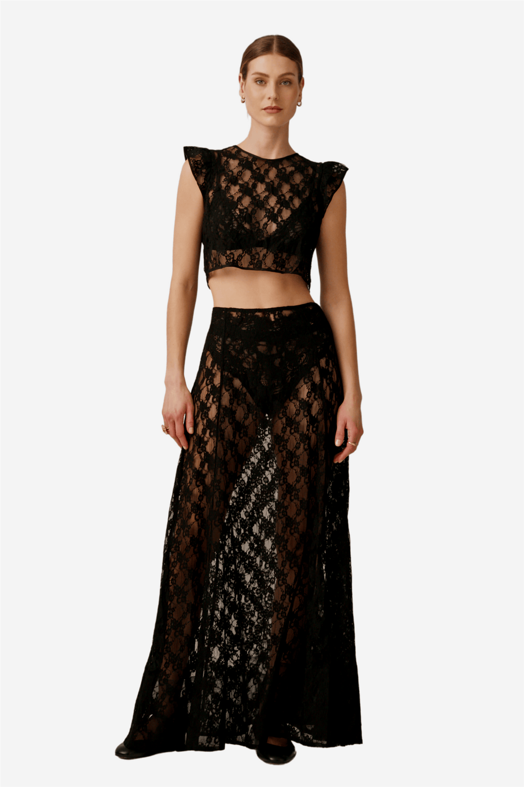 by TiMo Skjørt Lace Midi Skirt
