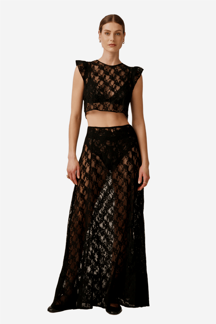 by TiMo Skjørt Lace Midi Skirt
