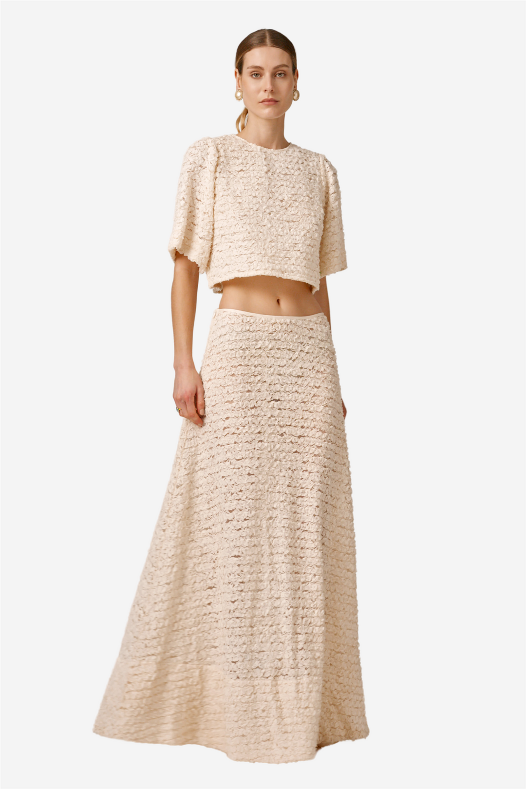 by TiMo Skjørt Lace Skirt Vintage White