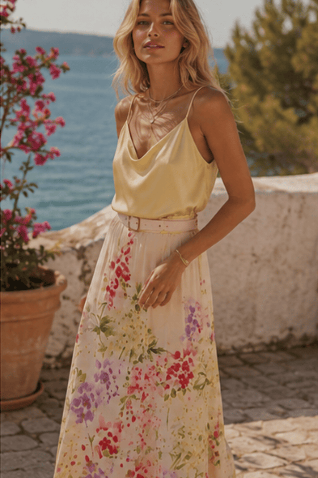 by TiMo Skjørt Organza Maxi Skirt Serene