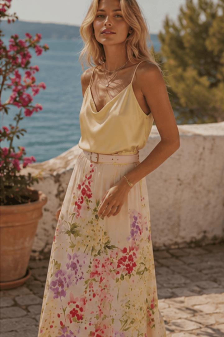 by TiMo Skjørt Organza Maxi Skirt Serene