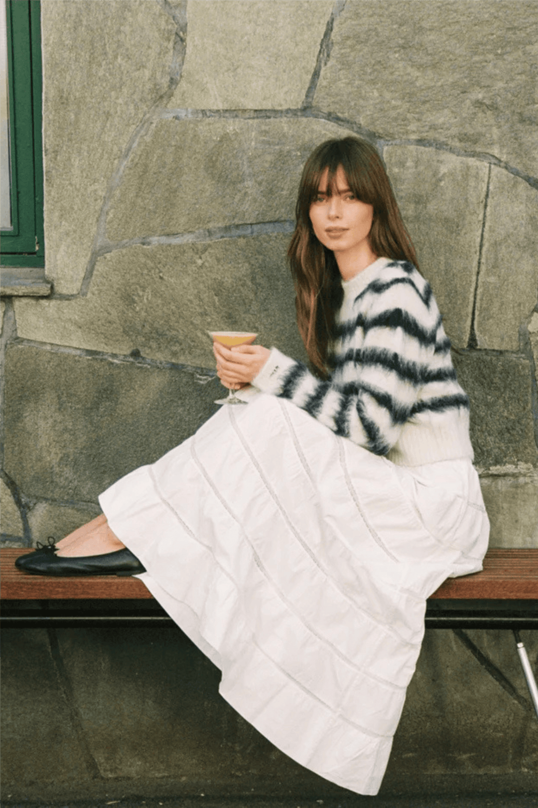 by TiMo Skjørt S Poplin Decorated Skirt White